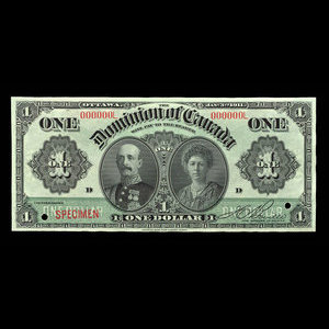 Canada, Dominion of Canada, 1 dollar : January 3, 1911