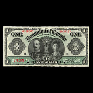 Canada, Dominion of Canada, 1 dollar : January 3, 1911