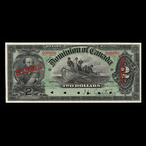 Canada, Dominion of Canada, 2 dollars : July 2, 1897