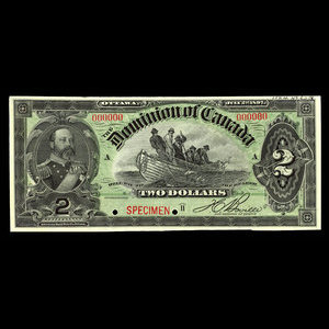 Canada, Dominion of Canada, 2 dollars : July 2, 1897