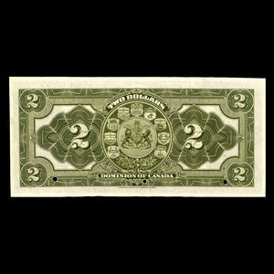 Canada, Dominion of Canada, 2 dollars : January 2, 1914