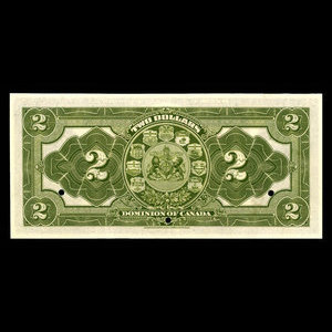 Canada, Dominion of Canada, 2 dollars : January 2, 1914