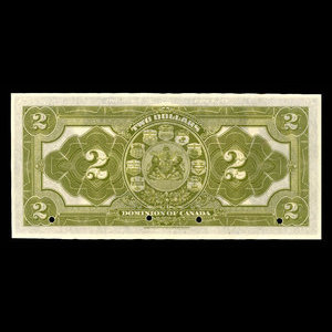 Canada, Dominion of Canada, 2 dollars : January 2, 1914