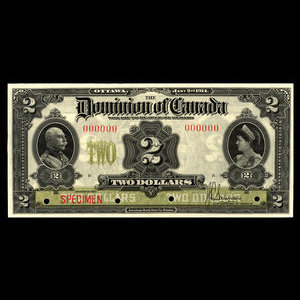 Canada, Dominion of Canada, 2 dollars : January 2, 1914