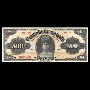 Canada, Dominion of Canada, 500 dollars : January 3, 1911