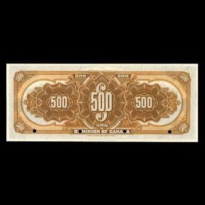 Canada, Dominion of Canada, 500 dollars : January 3, 1911