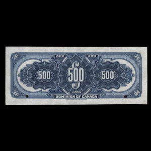 Canada, Dominion of Canada, 500 dollars : January 2, 1925