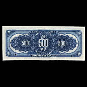 Canada, Dominion of Canada, 500 dollars : January 2, 1925