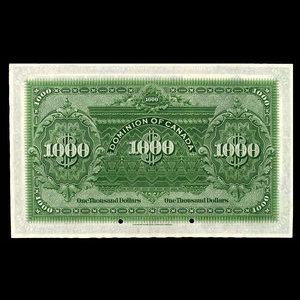 Canada, Dominion of Canada, 1,000 dollars : January 2, 1924