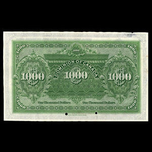 Canada, Dominion of Canada, 1,000 dollars : January 2, 1924