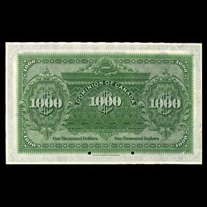 Canada, Dominion of Canada, 1,000 dollars : January 2, 1924