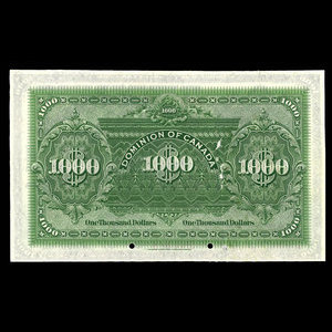 Canada, Dominion of Canada, 1,000 dollars : January 2, 1924