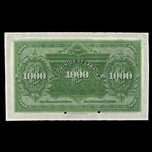 Canada, Dominion of Canada, 1,000 dollars : January 2, 1924