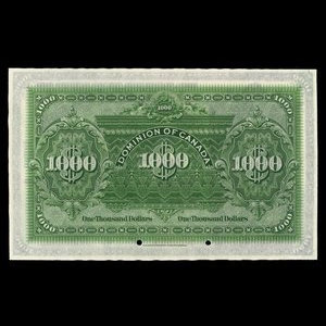 Canada, Dominion of Canada, 1,000 dollars : January 2, 1924