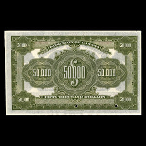 Canada, Dominion of Canada, 50,000 dollars : January 2, 1924