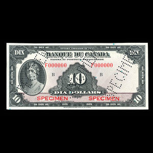 Canada, Bank of Canada, 10 dollars : 1935