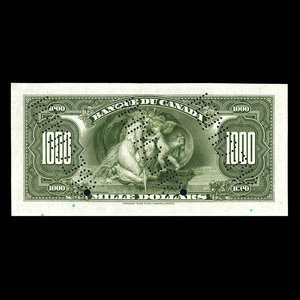 Canada, Bank of Canada, 1,000 dollars : 1935