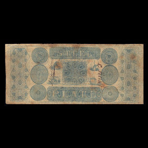 Canada, Bank of Ottawa, 5 dollars : May 15, 1837