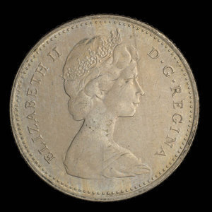 Canada, Elizabeth II, 10 cents : 1973