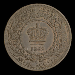 Canada, Province of Nova Scotia, 1 cent : 1862