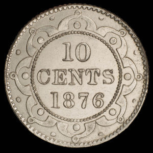 Canada, Victoria, 10 cents : 1876