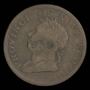 Canada, Province of Nova Scotia, 1/2 penny : 1832