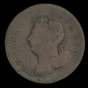 Canada, Province of Nova Scotia, 1/2 penny : 1823