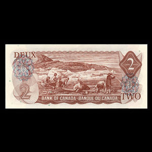 Canada, Bank of Canada, 2 dollars : 1974