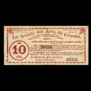Canada, Society of Arts of Canada, 5 percent : March 27, 1895