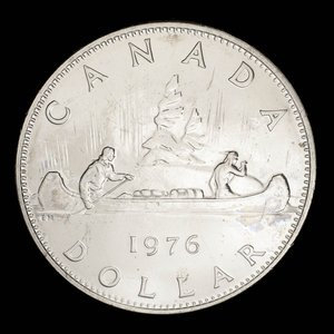 Canada, Elizabeth II, 1 dollar : 1976