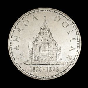 Canada, Elizabeth II, 1 dollar : 1976