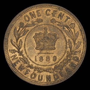 Canada, Victoria, 1 cent : 1888