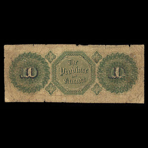 Canada, Province of Canada, 10 dollars : October 1, 1866