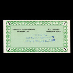 Canada, BP (British Petroleum) Canada Ltd., 1 coupon : 1976