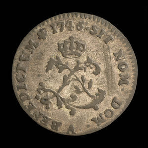 France, Louis XV, 2 sous : 1746