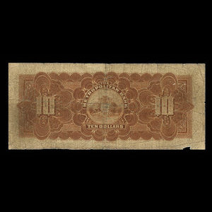 Canada, Metropolitan Bank (The), 10 dollars : November 5, 1902