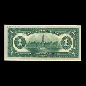 Canada, Dominion of Canada, 1 dollar : March 17, 1917