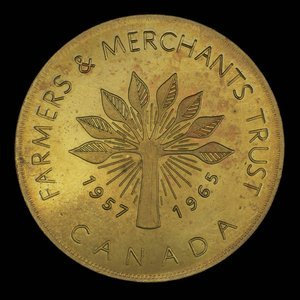 Canada, Farmers & Merchants Trust, no denomination : 1965