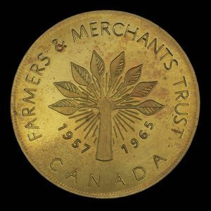 Canada, Farmers & Merchants Trust, no denomination : 1965