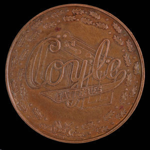 Canada, Coyle Batteries, no denomination :