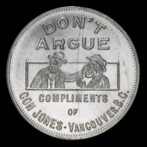 Canada, Con Jones, no denomination : 1927