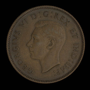 Canada, George VI, 25 cents : 1937