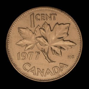 Canada, Elizabeth II, 1 cent : 1977