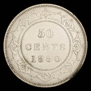 Canada, Victoria, 50 cents : 1880