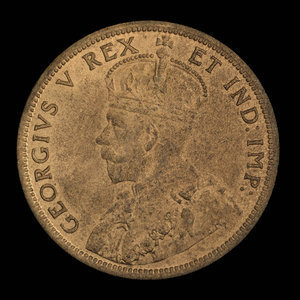 Canada, George V, 1 cent : 1911