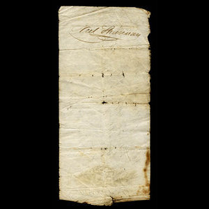 Canada, Shannan, Livingston & Co., 2 pounds : October 23, 1815