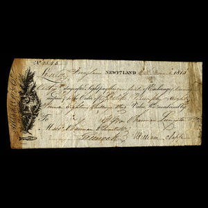 Canada, Shannan, Livingston & Co., 8 pounds, 18 shillings : November 4, 1815