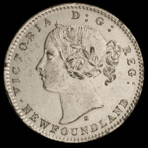 Canada, Victoria, 10 cents : 1872