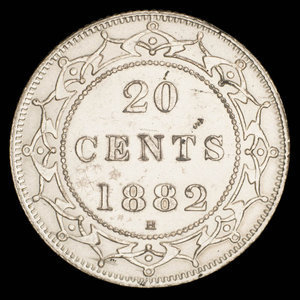 Canada, Victoria, 20 cents : 1882