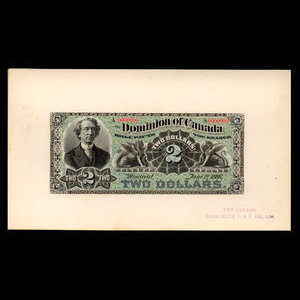 Canada, Dominion of Canada, 2 dollars : June 1, 1886